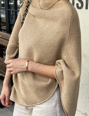 Cashmere Blended Poncho