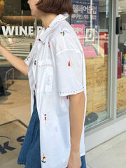 Summer Fun Embroidered Shirt