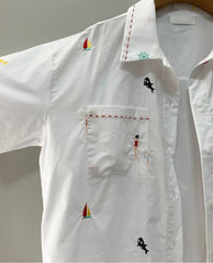 Summer Fun Embroidered Shirt