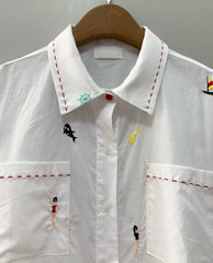 Summer Fun Embroidered Shirt