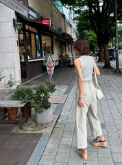 Ribbed Stripe Tank