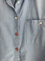 Floral Stitch Accent Shirt