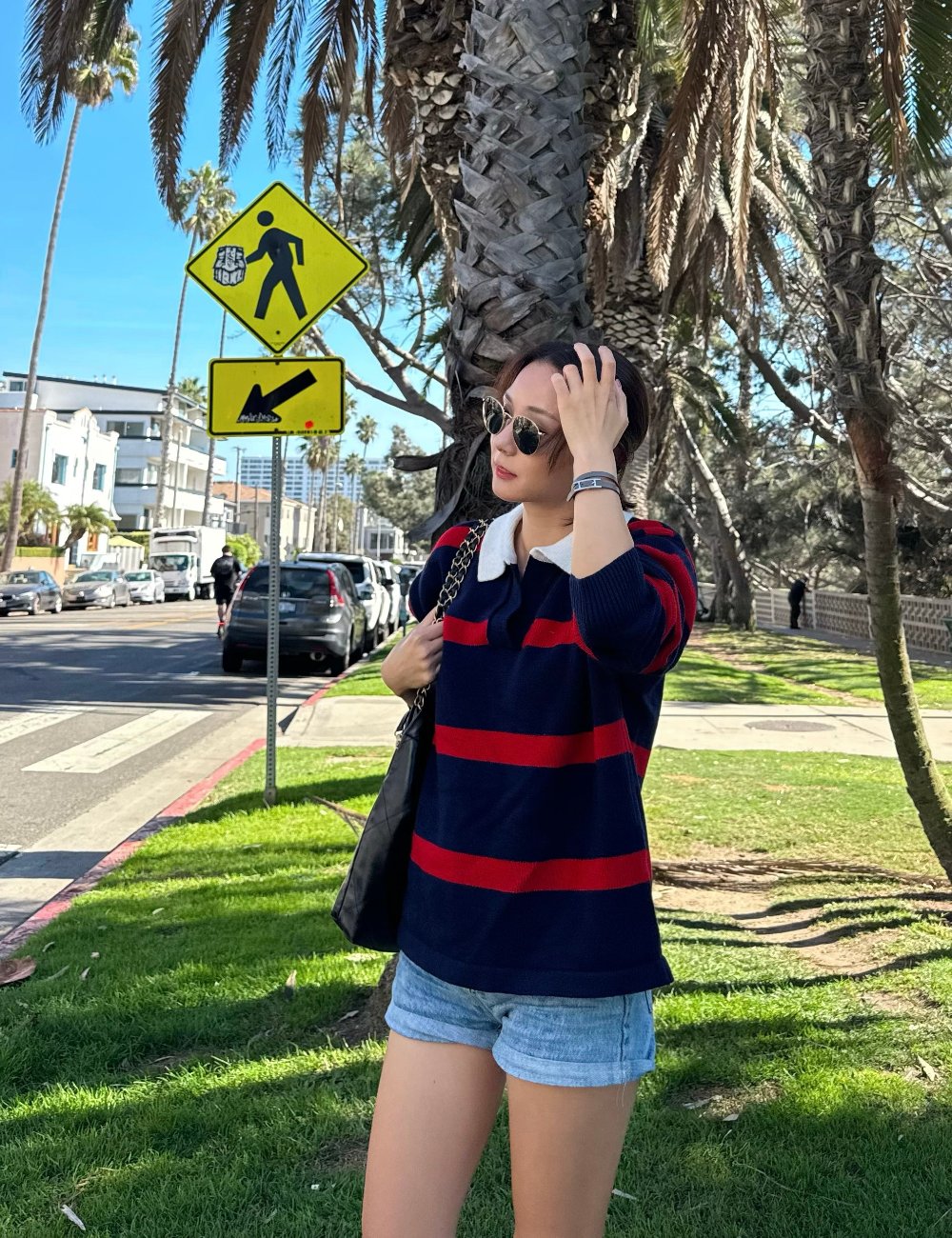 Striped Rugby Knit Top