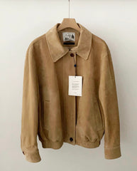 Genuine Nubuck Leather Jacket