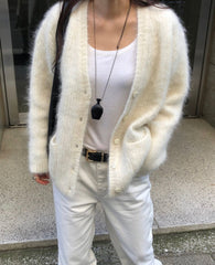 Hairy Alpaca Mohair Cardigan