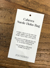 Cabrera Suede Hobo Shoulder Bag