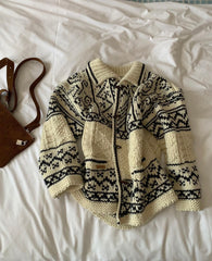 Handmade Cowichan Cardigan