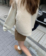 Shearling Toggle Vest